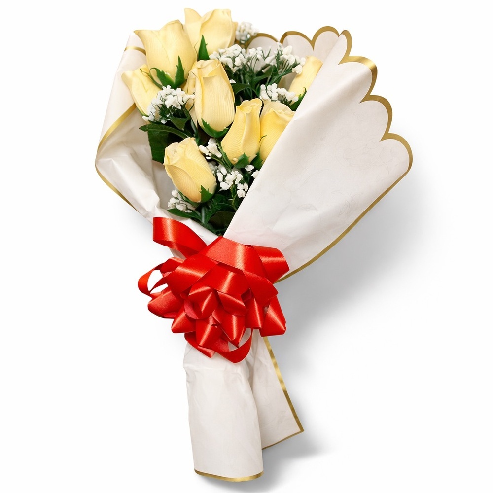AJ SouthernCharm Curated Rose Bouquet | Luxury Cream Roses